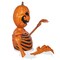 BOO BOX Halloween Groundbreaking Skeleton - Scary Outdoor Halloween Decorations for Porch or Yard